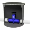Civil protection well VSVK 100, for WC water