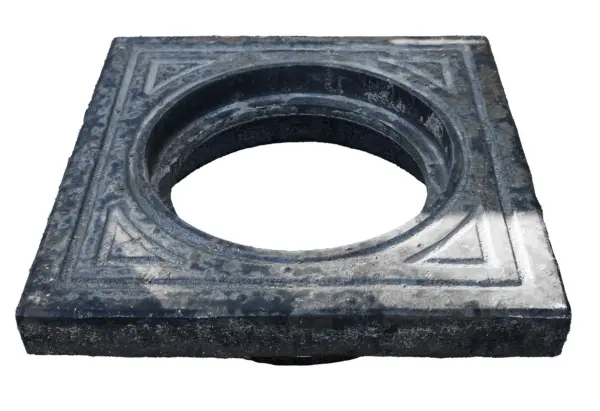 Cast-iron frame 315mm square 450x450, h=150