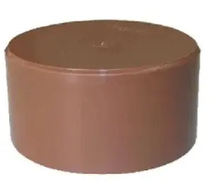 Signaalihattu 110mm ruskea teräslevyllä