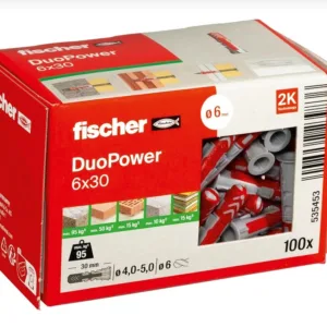 Yleistulppa Fischer DuoPower 6x30 100/ltk