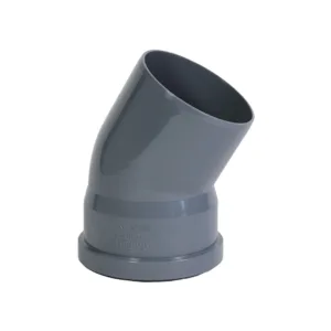 30°- HT pipe bend, single socket