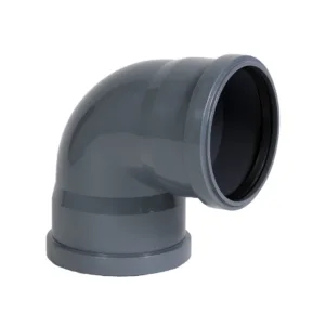 88,5°+ steep HT pipe bend, double socket