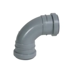 50-88,5+ round HT pipe bend, double socket