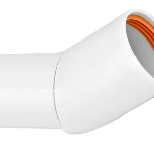 Falu-Vulk 40-30- vinkelkoppling vit