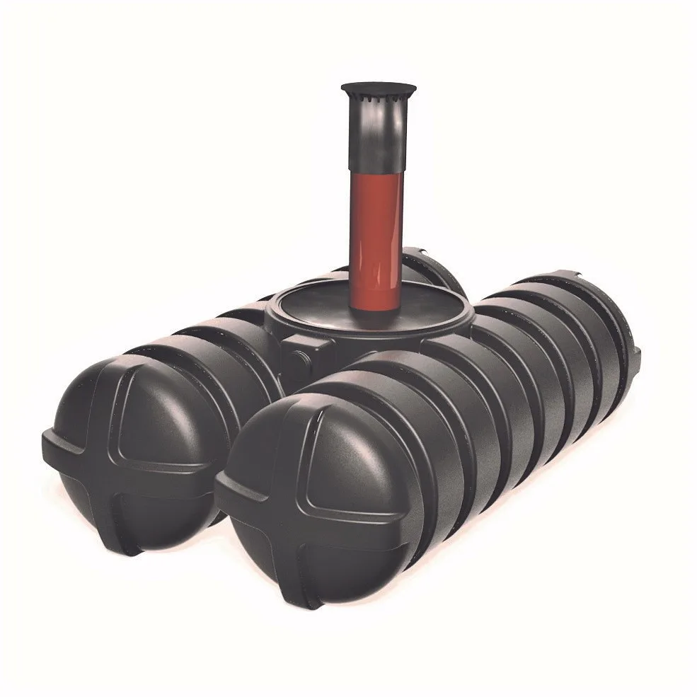 Lokasäiliö Roth Twinbloc® 1500 L + tyhjennysputki