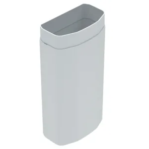 MX-tuuletuspaalun jatko 330 mm, vaaleanharmaa