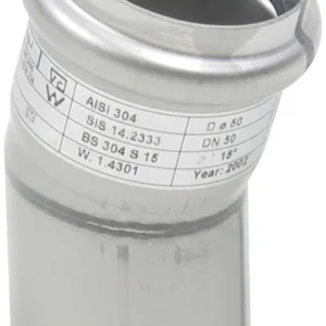 50-15- HST pipe bend, single socket