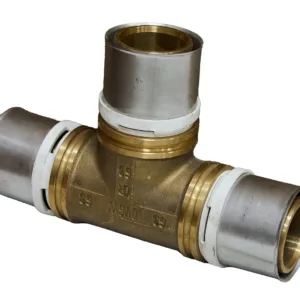 16x16x16  T-connector Alpex-Duo® brass compression