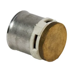 16 Plug Alpex-Duo® Brass Press fitting