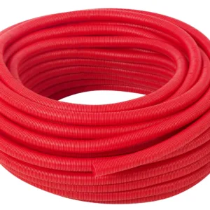Conduit pipe 28/23 mm x 50m , red
