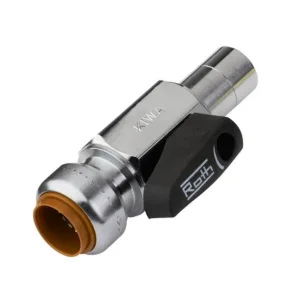Push-fit ball valve Roth TT 22mm
