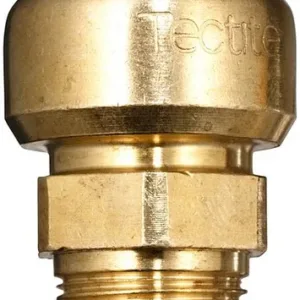 "Push-fit straight Roth TT 12mm x 1/2"" external t