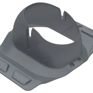 MX steel roof pass-through, grey