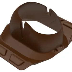 MX steel roof pass-through, brown