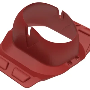 MX steel roof pass-through, red