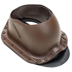 MX profiled steel roof pass-through, brown