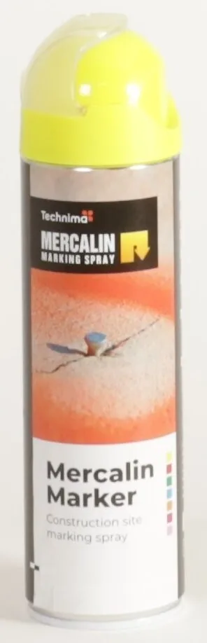 Marking spray yellow