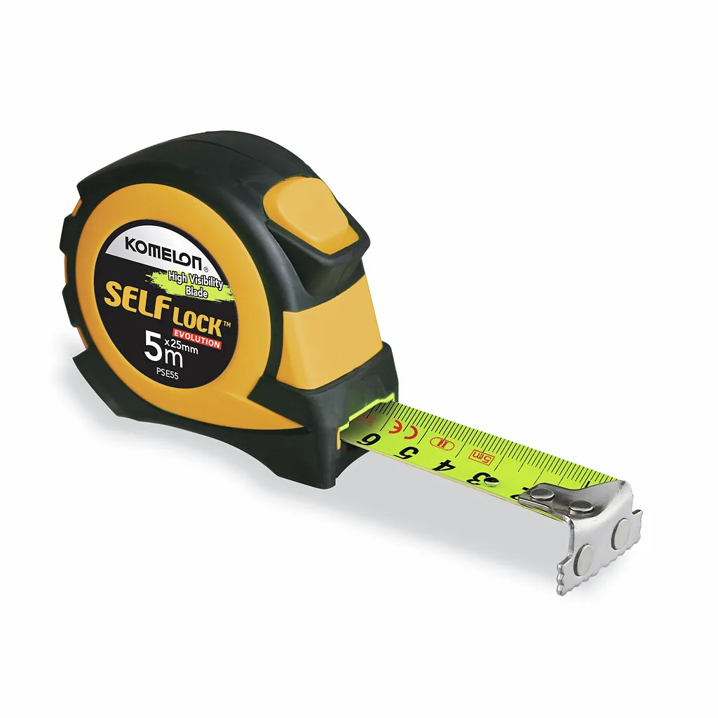 KOMELON rullmått 5m x 25mm SelfLock Evolution