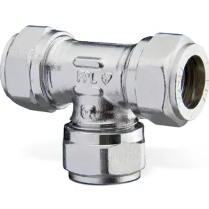 Compression T-connector TA FPL chrome