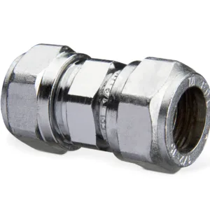 10 53301-210 Klämringskoppling rak TA FPL kromad