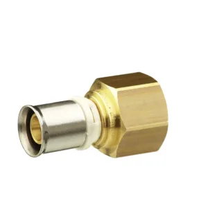 "16x1/2""  Straight connector Alpex-Duo® brass int