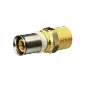 "16x1/2""  Straight connector Alpex-Duo® brass ext