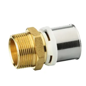 "40x1 1/2""  Straight connector Alpex L brass exte