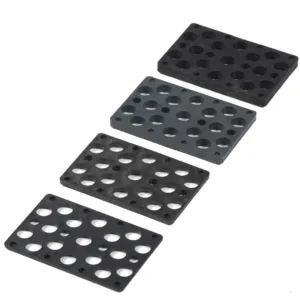 Mounting piece for element, heavy, 10x80x120 mm