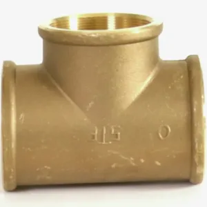 T-koppling mässing Invändig gänga