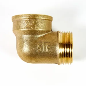 Pipe bend messinki internal-/external thread