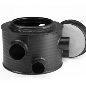 Insulated pipe branching chamber diam.