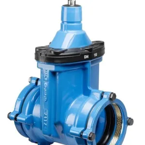 Hawle rubber-seated valve 4040E3 with couplings