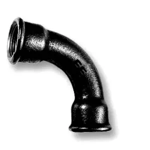 1 1/2 Malleable cast iron bend 90º black FxF nr.2