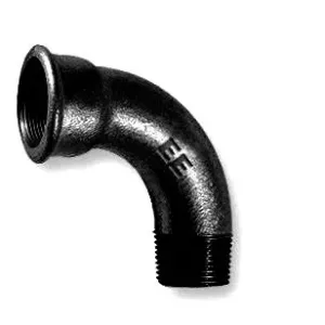 1 1/2 Malleable cast iron bend 90º black FxM nr.1