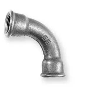 Böj 90° invändig gänga galvaniserad
