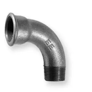 Böj 90° invändig/utvändig gänga galvaniserad