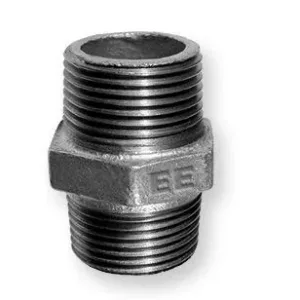 1 1/2, Dubbelnippel utvändig gänga galvaniserad