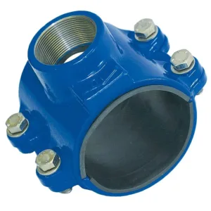 Threaded saddle SGPS Nexus for plastic pipe