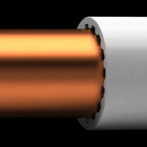 Kupariputki hehkutettu 25m muovitettu