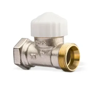 Radiator valve straight TA TRV-2 without connectio