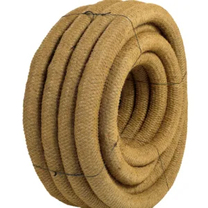 Drainage pipe with coconut filter