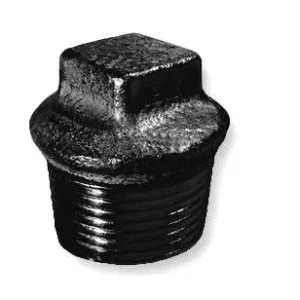 1 1/2 Malleable cast iron plug black M nr 290