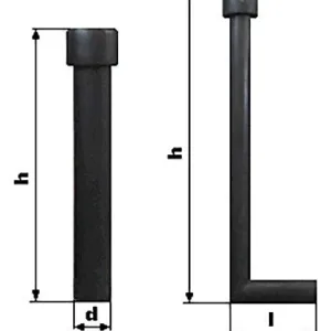 Ventilationsrör PEH 110x1200x400