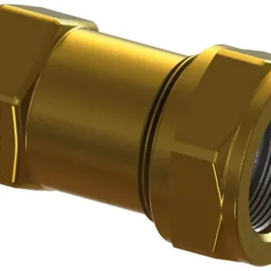 Teräsputkiliitin puserrusliitos sisäkierteellä