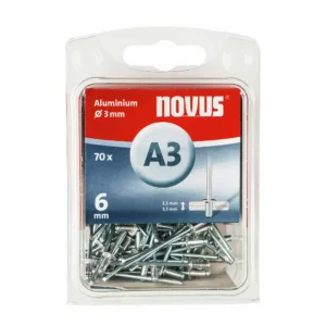 Alu-Niitti A3x6mm 70kpl NOVUS