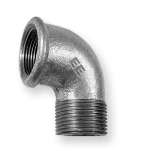 1 1/2 Galvanized cast iron elbow 90º FxM nr.92