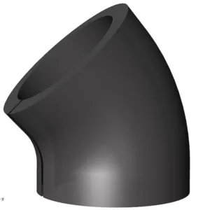 NMC IV-Cellular rubber elbow 100/45°/19