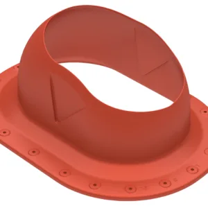 MX Classic roof pass-through, brick red