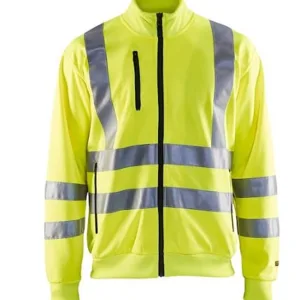 Highvis zip-up sweatshirt (L3) Yellow L