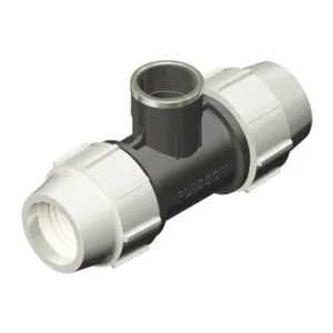 Plastic threaded t-branch 110 x 4´´ SK x 110